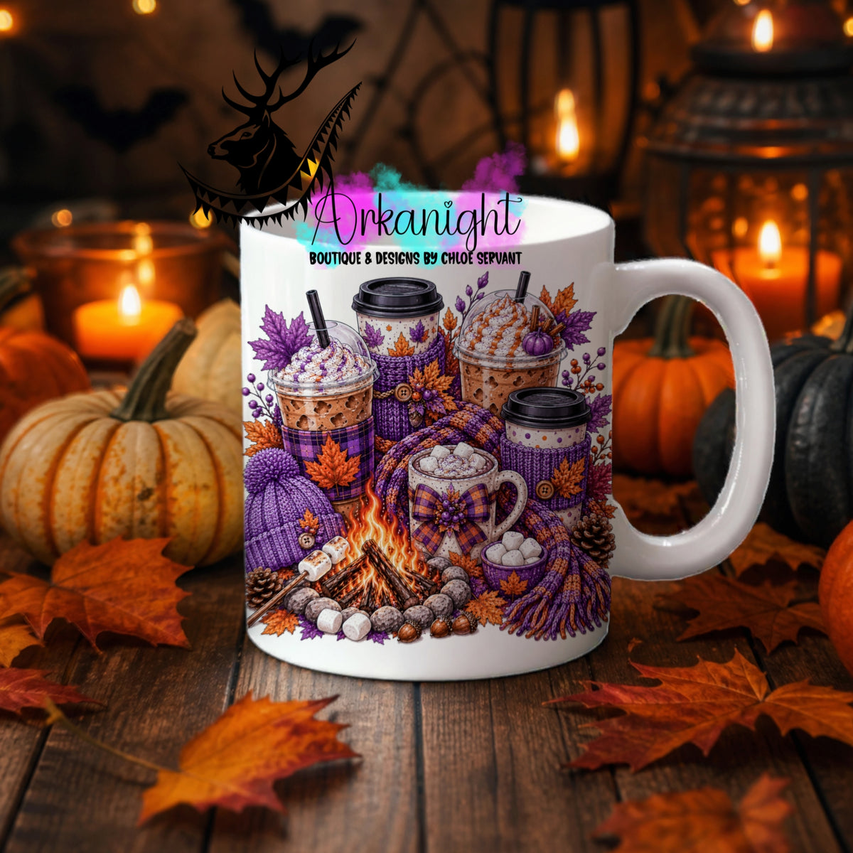 Tasse en céramique sur commande - Collection Automne 2026 ♡ Café ♡ Mauve