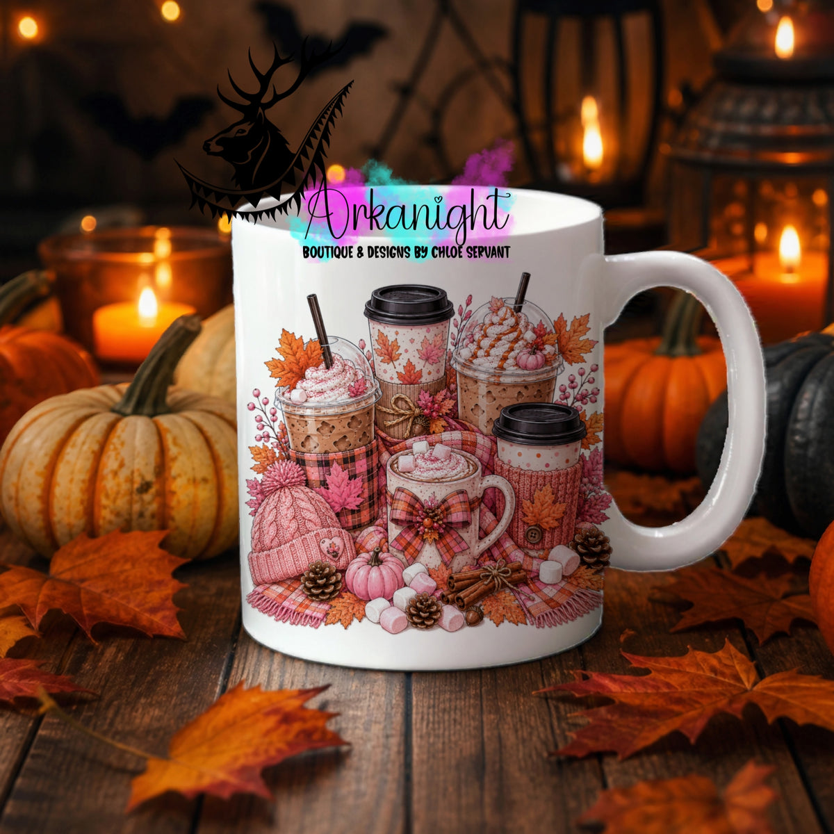 Tasse en céramique sur commande - Collection Automne 2026 ♡ Café ♡ Rose