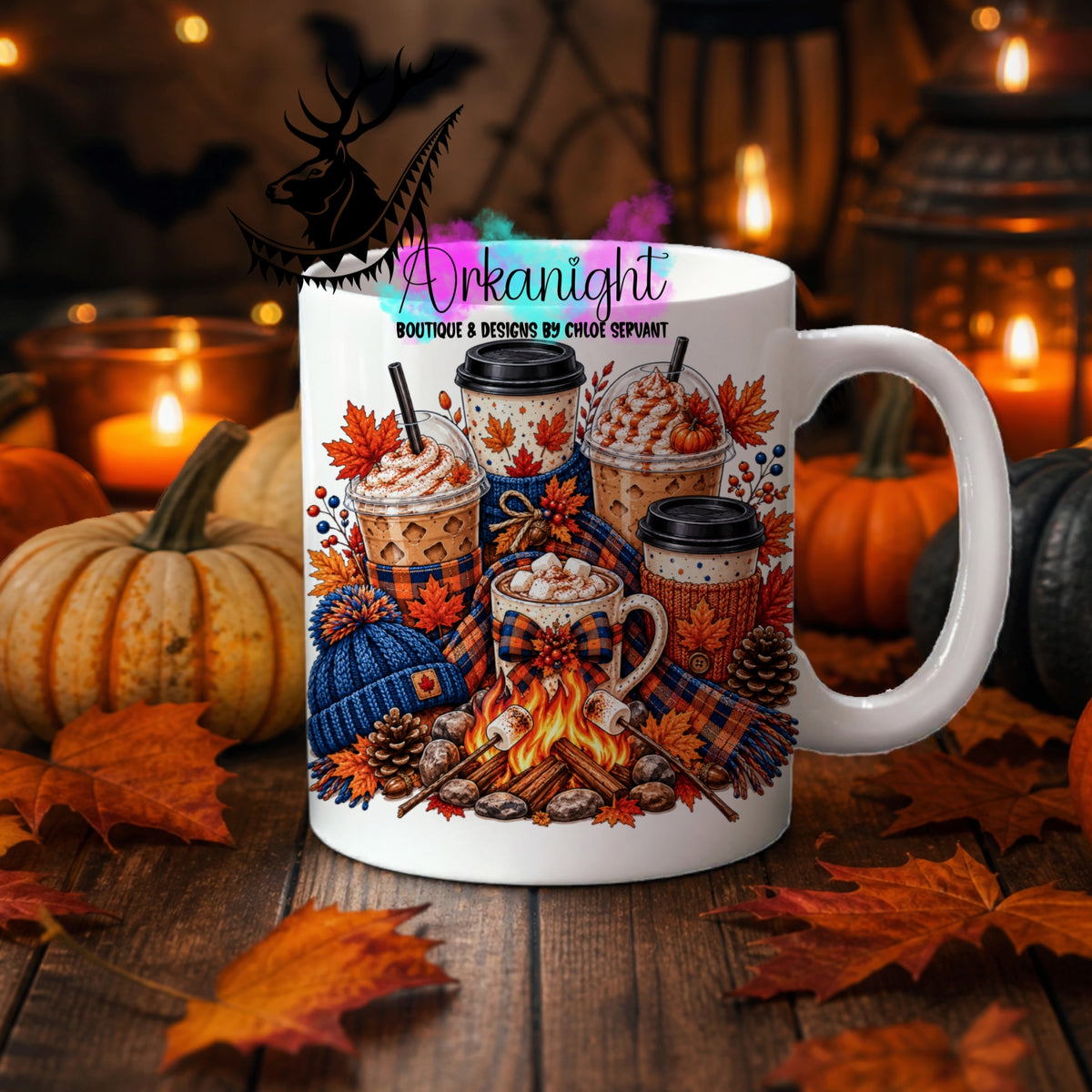 Tasse en céramique sur commande - Collection Automne 2026 ♡ Café ♡ Bleu