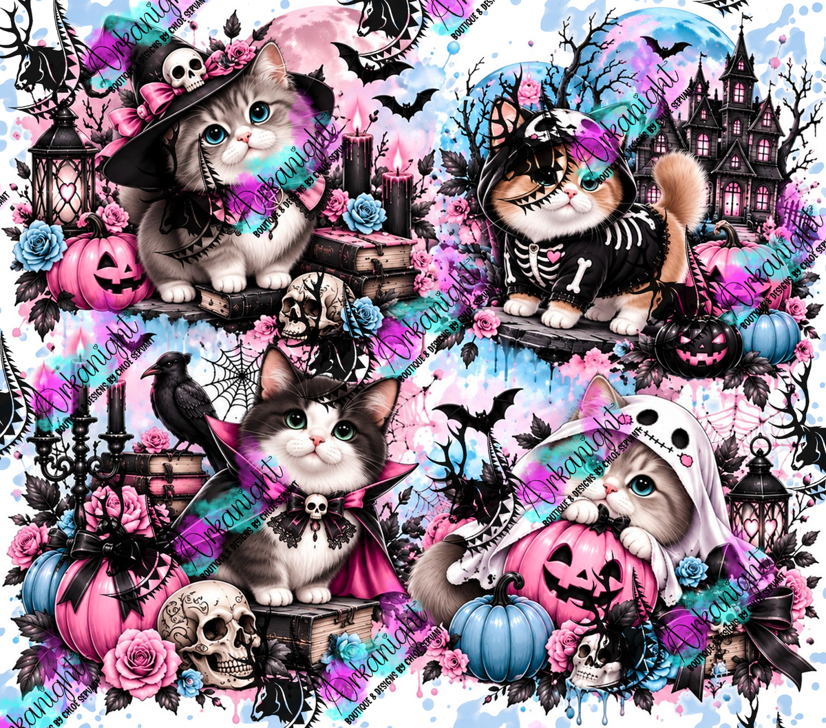 Numérique ♡Collection Halloween 2026 ♡ Chats ♡ Munchkins