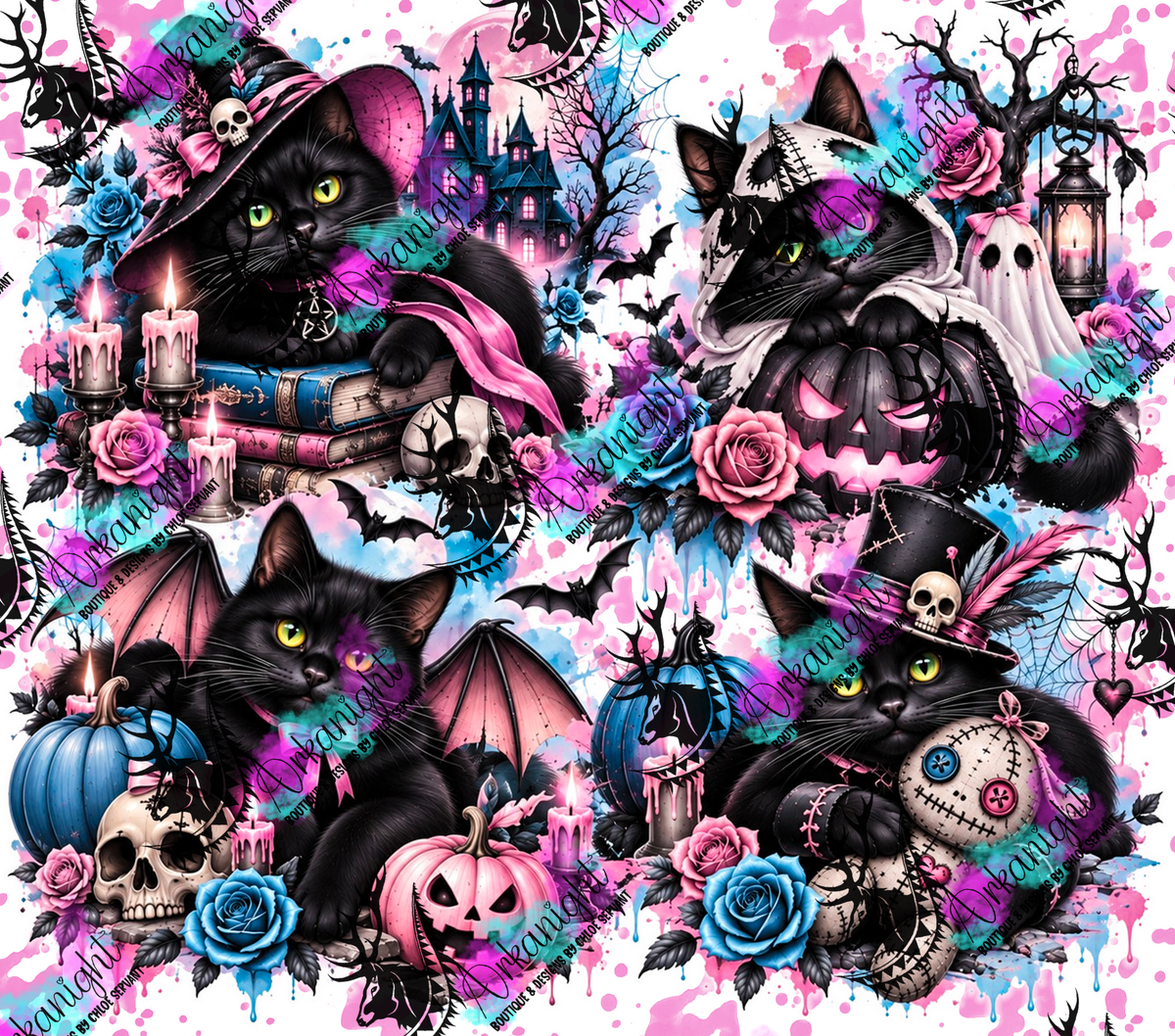 Numérique ♡Collection Halloween 2026 ♡ Chats ♡ Noir