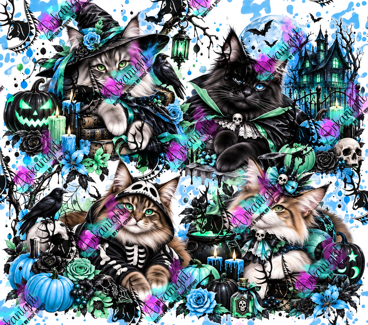 Numérique ♡Collection Halloween 2026 ♡ Chats ♡ Maine Coon Mix