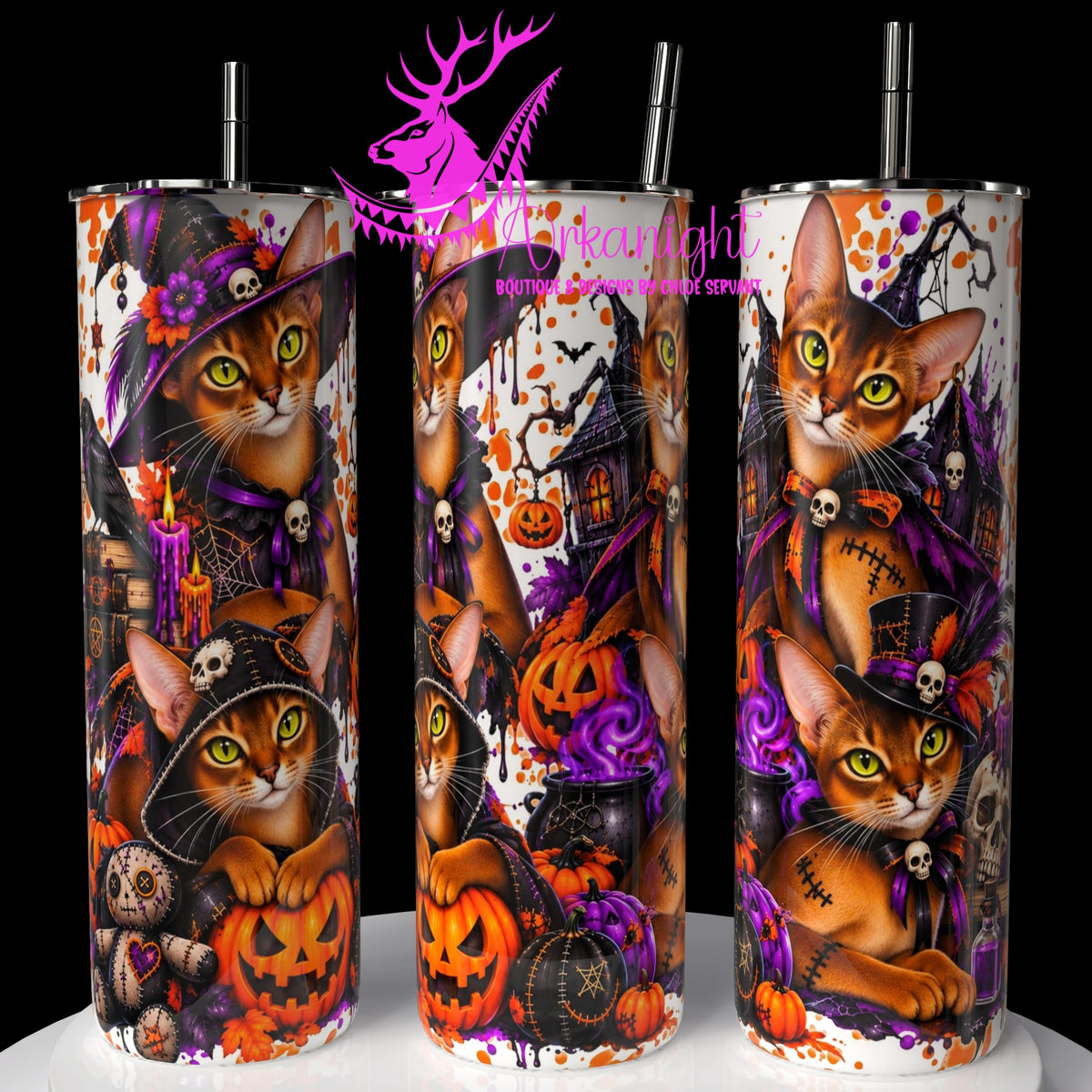 Gourde sur commande ♡ Collection   Halloween 2026 ♡ Chats ♡ Siamois