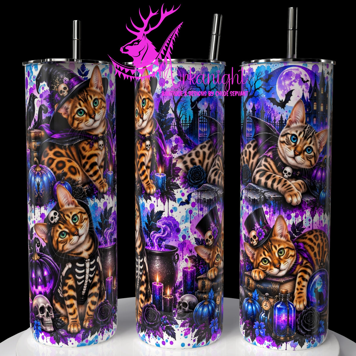 Numérique ♡Collection Halloween 2026 ♡ Chats ♡ Bengal
