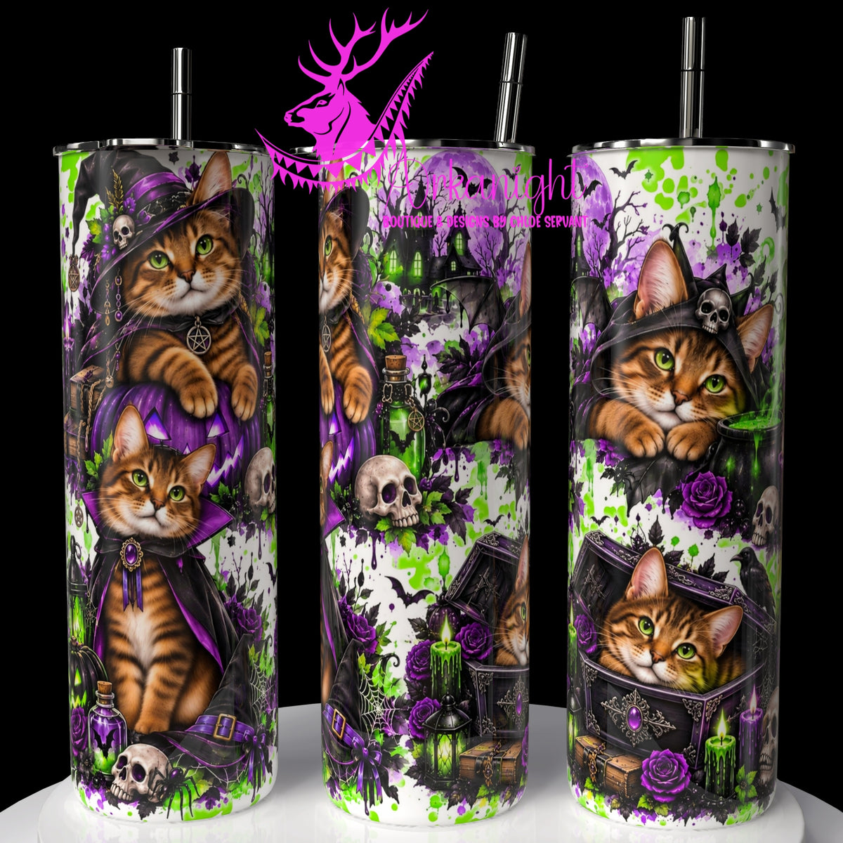 Numérique ♡Collection Halloween 2026 ♡ Chats ♡ Tabbie Brun