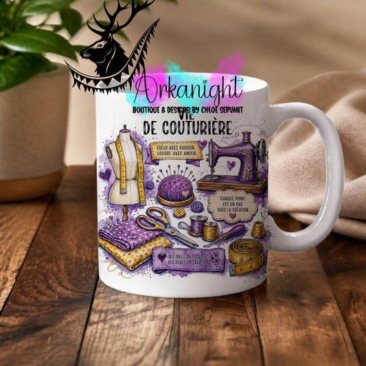 Numérique - Tasse en céramique - Collection Occupations & passions ♡ Vie de couturière