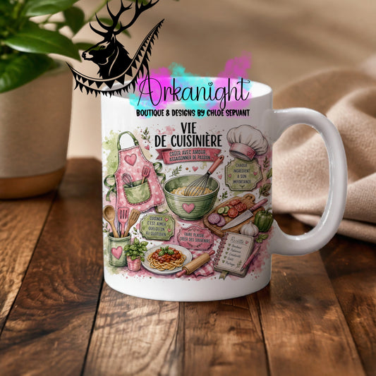 Numérique - Tasse en céramique - Collection Occupations & passions ♡ Vie de Cuisinière
