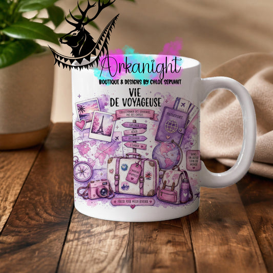 Numérique - Tasse en céramique - Collection Occupations & passions ♡ Vie de Voyageuse