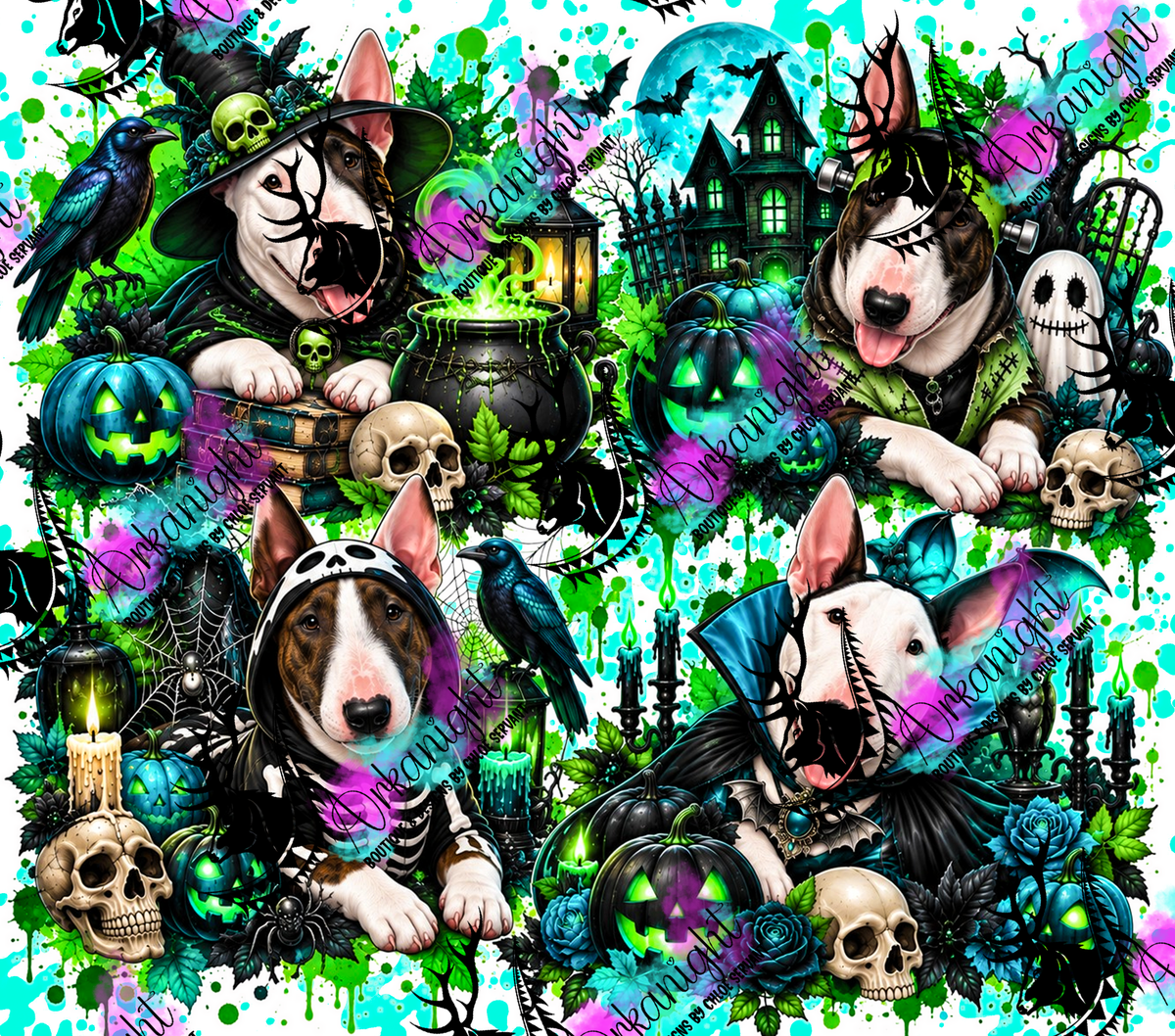 Numérique ♡Collection Halloween 2026 ♡ Chiens ♡ Bull Terrier
