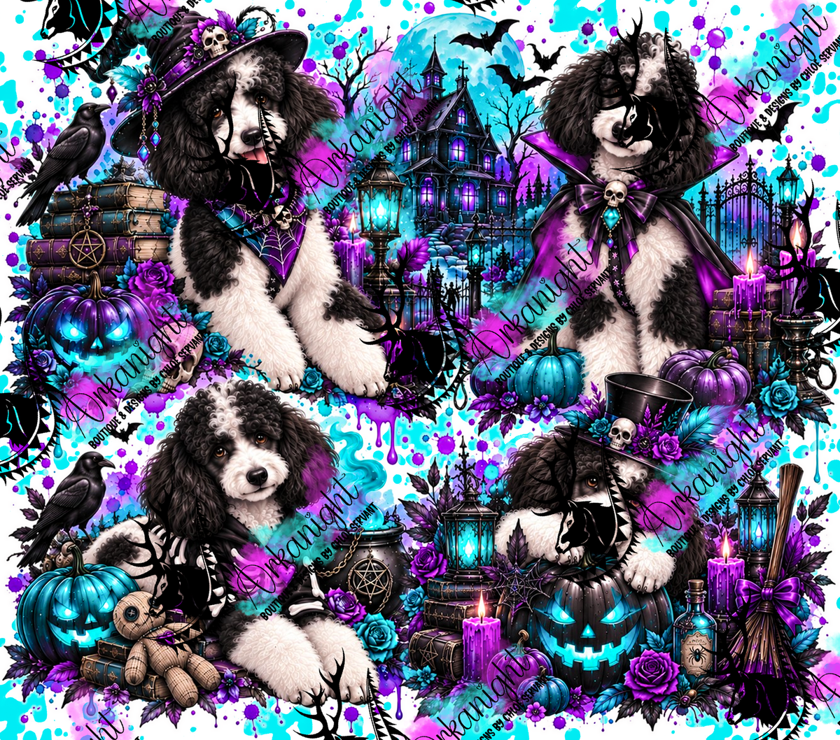 Numérique ♡Collection Halloween 2026 ♡ Chiens ♡ Caniche
