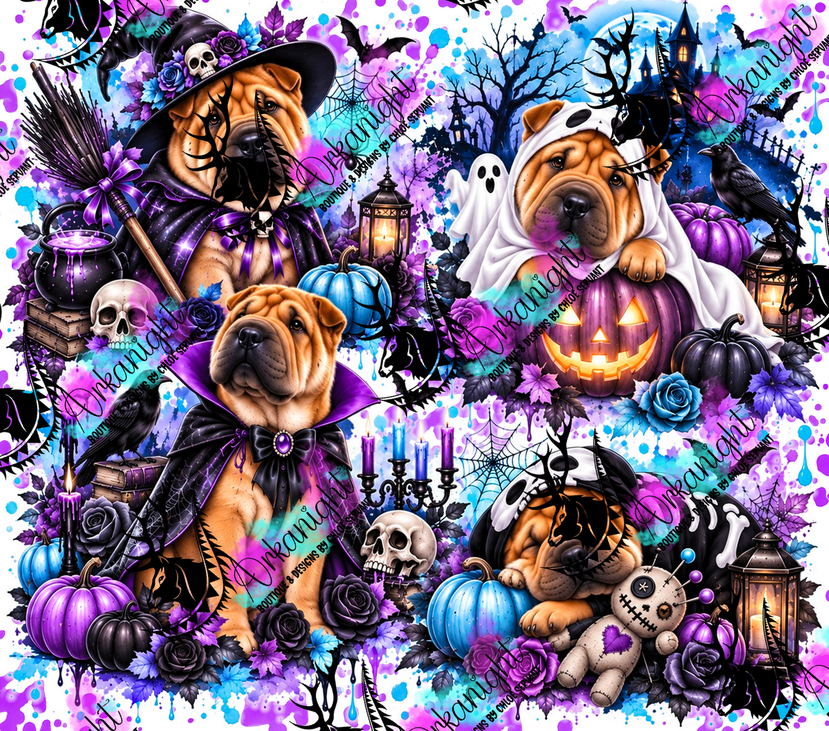 Numérique ♡Collection Halloween 2026 ♡ Chiens ♡ Sharpee