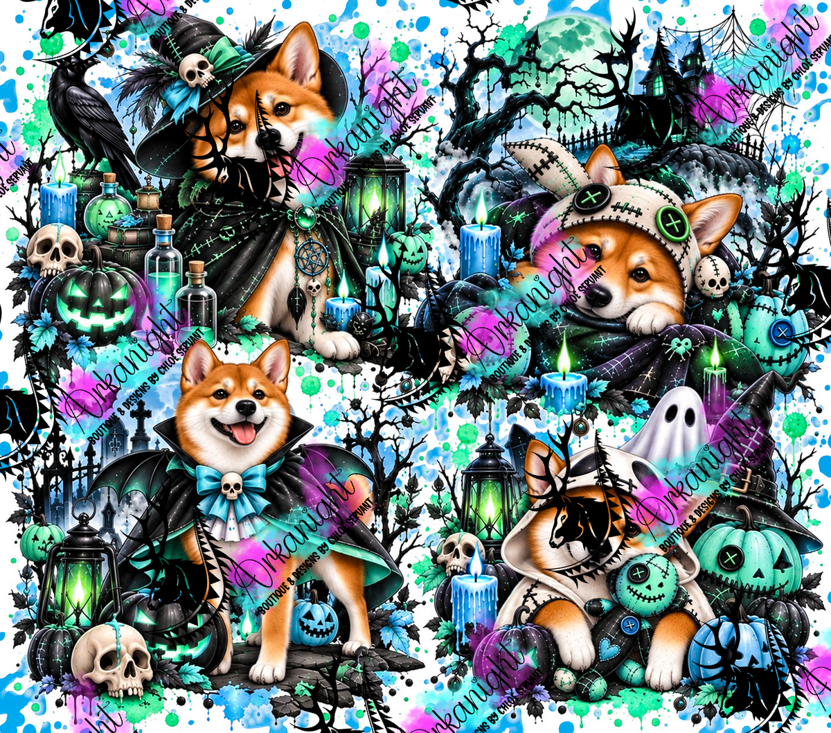 Numérique ♡Collection Halloween 2026 ♡ Chiens ♡ Shiba Inu