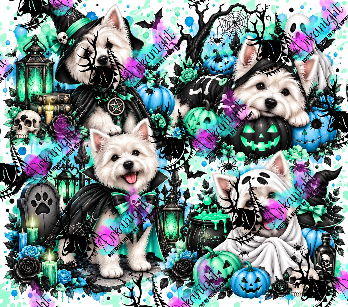 Numérique ♡Collection Halloween 2026 ♡ Chiens ♡ Westie