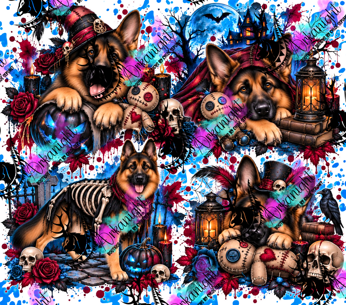 Numérique ♡Collection Halloween 2026 ♡ Chiens ♡ Berger Allemand