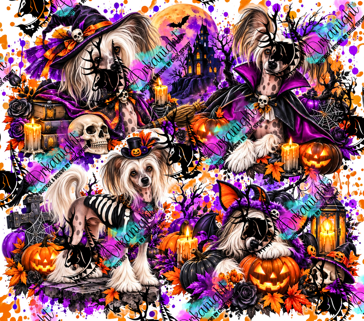 Numérique ♡Collection Halloween 2026 ♡ Chiens ♡ Chien à crête
