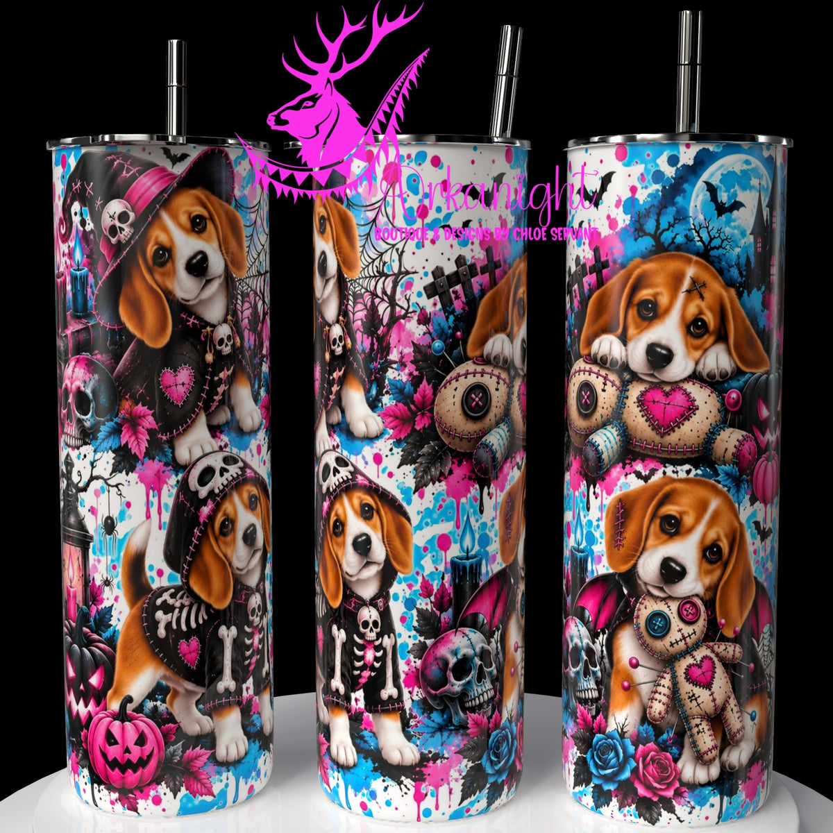 Gourde sur commande ♡ Collection   Halloween 2026 ♡ Chiens ♡ Beagle