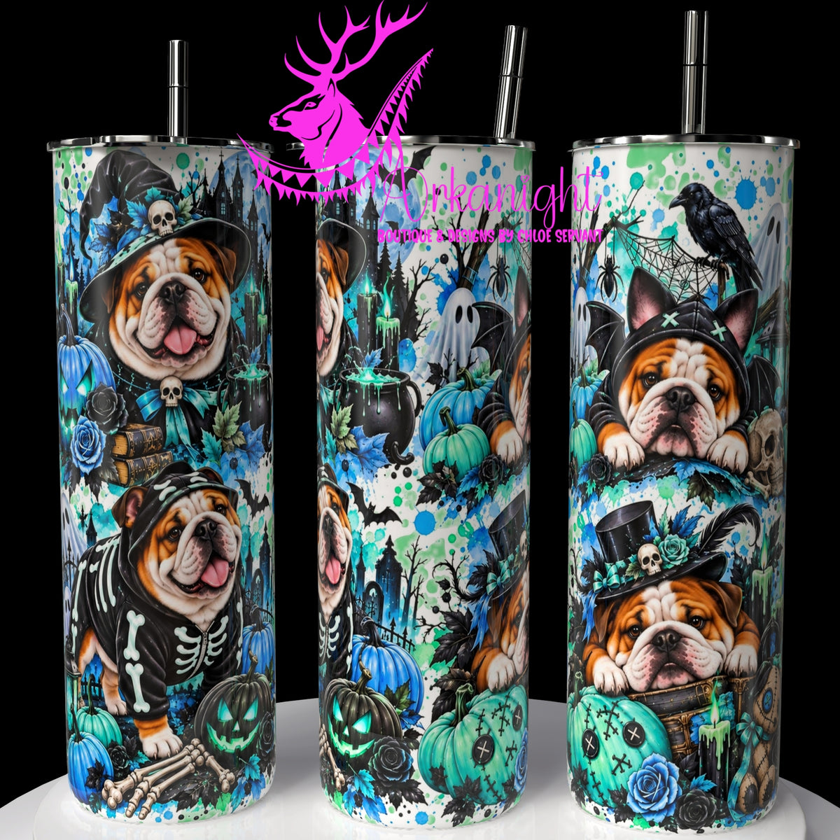 Numérique ♡Collection Halloween 2026 ♡ Chiens ♡ Bouledogues Anglais