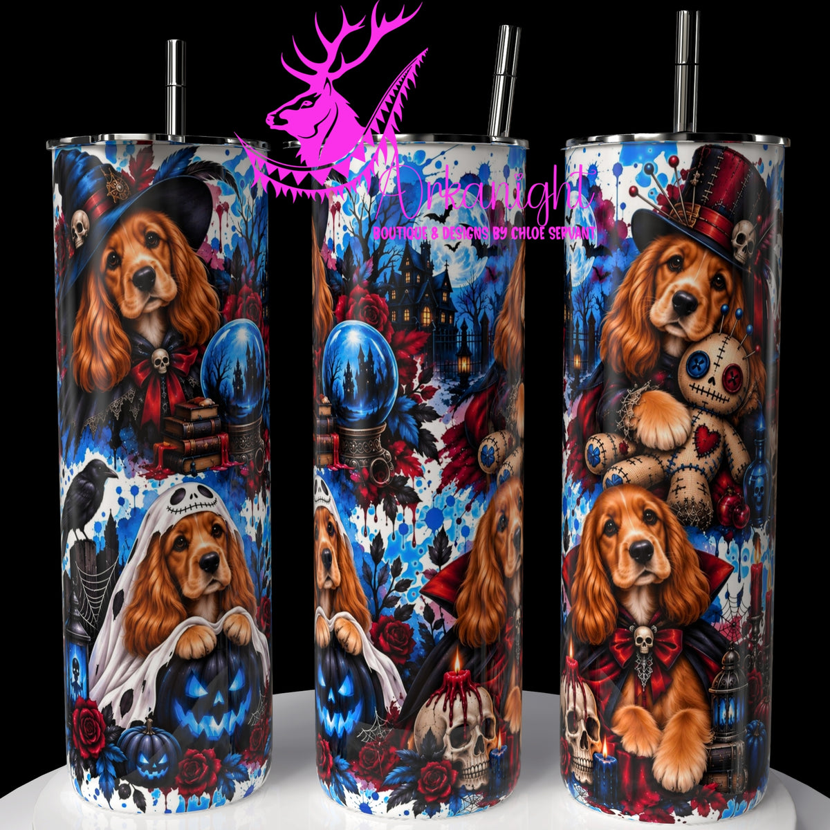 Numérique ♡Collection Halloween 2026 ♡ Chiens ♡ Cocker Anglais