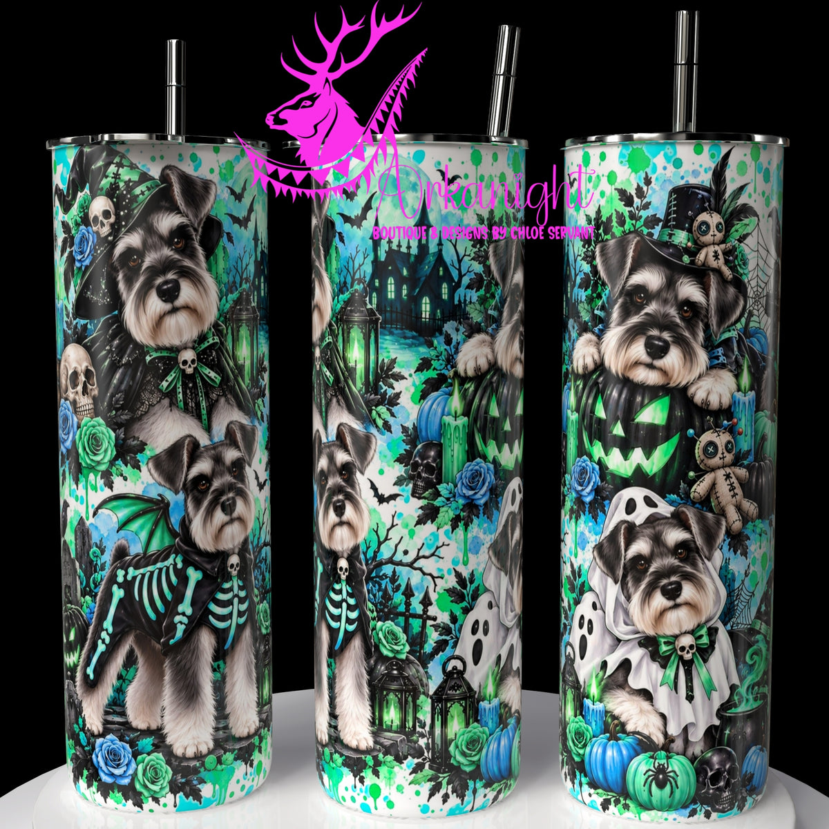 Numérique ♡Collection Halloween 2026 ♡ Chiens ♡ Schnauzer