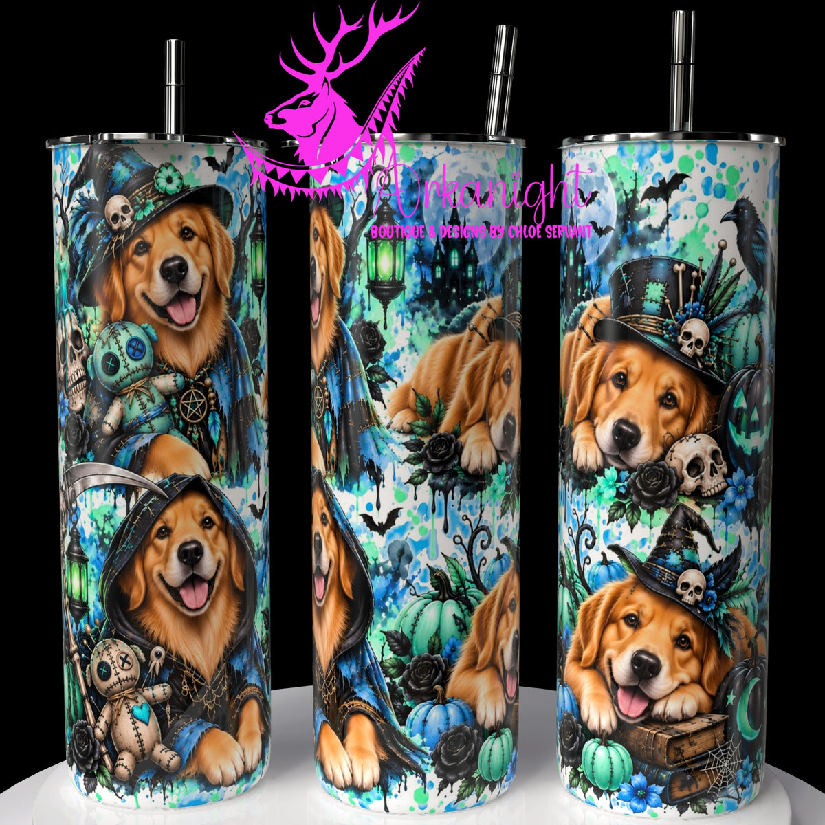 Numérique ♡Collection Halloween 2026 ♡ Chiens ♡ Golden Retriever