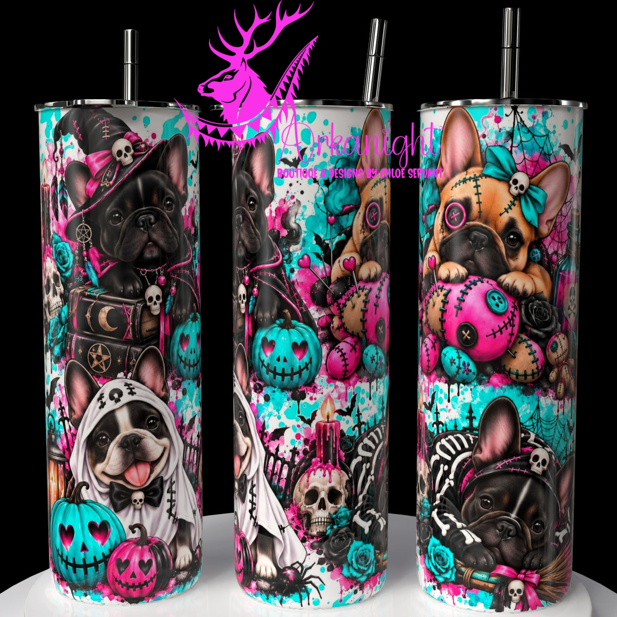 Numérique ♡Collection Halloween 2026 ♡ Chiens ♡ Bouledogues Français - 02