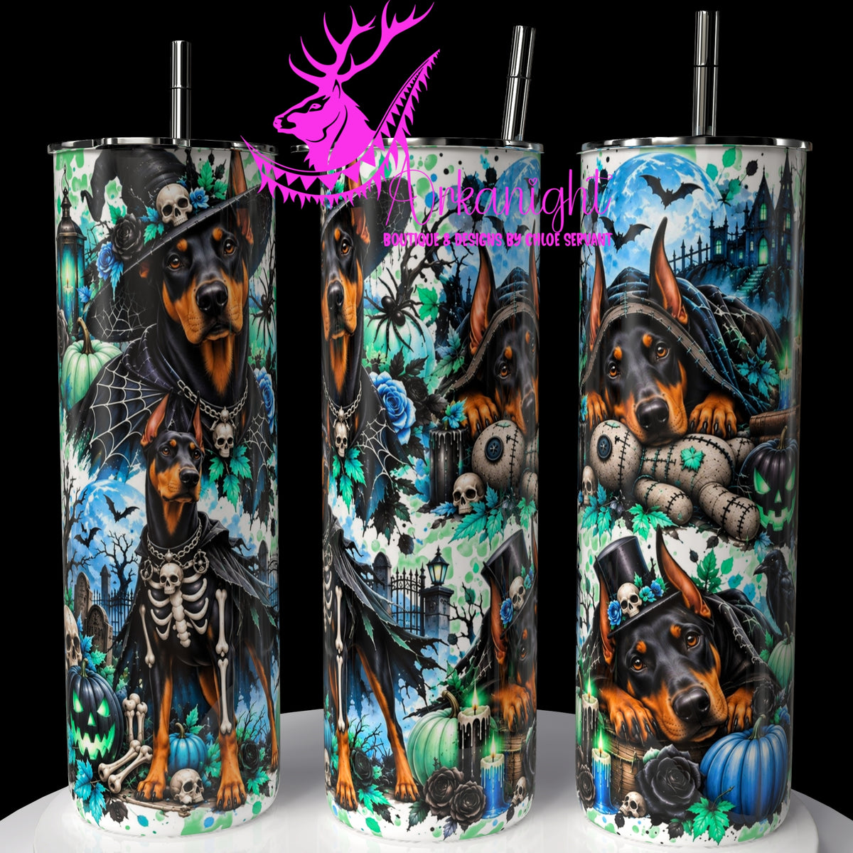 Numérique ♡Collection Halloween 2026 ♡ Chiens ♡ Doberman