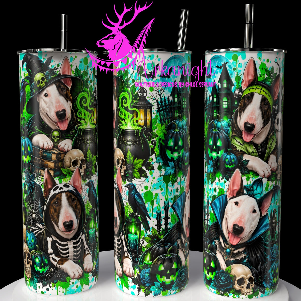 Numérique ♡Collection Halloween 2026 ♡ Chiens ♡ Bull Terrier