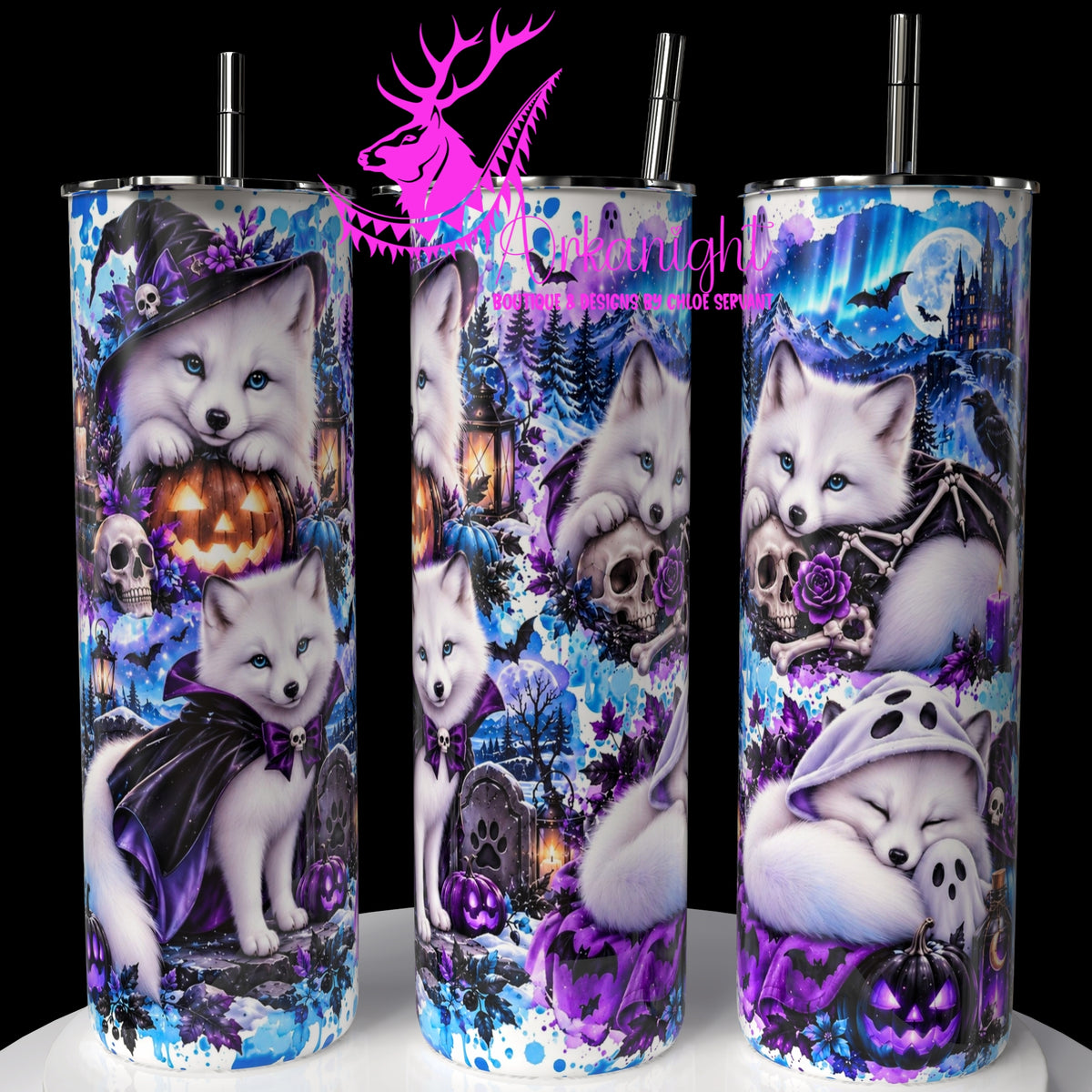 Numérique ♡Collection Halloween 2026 ♡ Animaux ♡ Renard Blanc