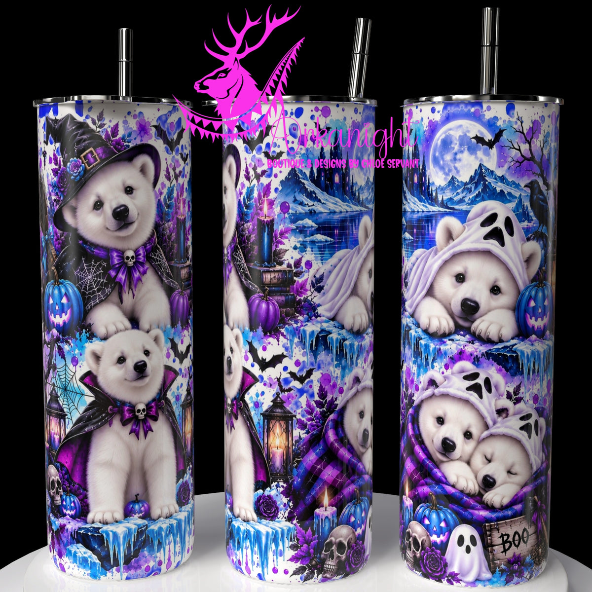 Numérique ♡Collection Halloween 2026 ♡ Animaux ♡ Ours Polaire