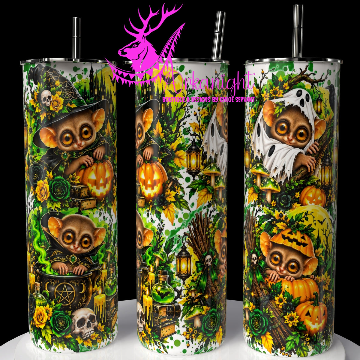 Gourde sur commande ♡ Collection   Halloween 2026 ♡ Animaux ♡ Tarsier