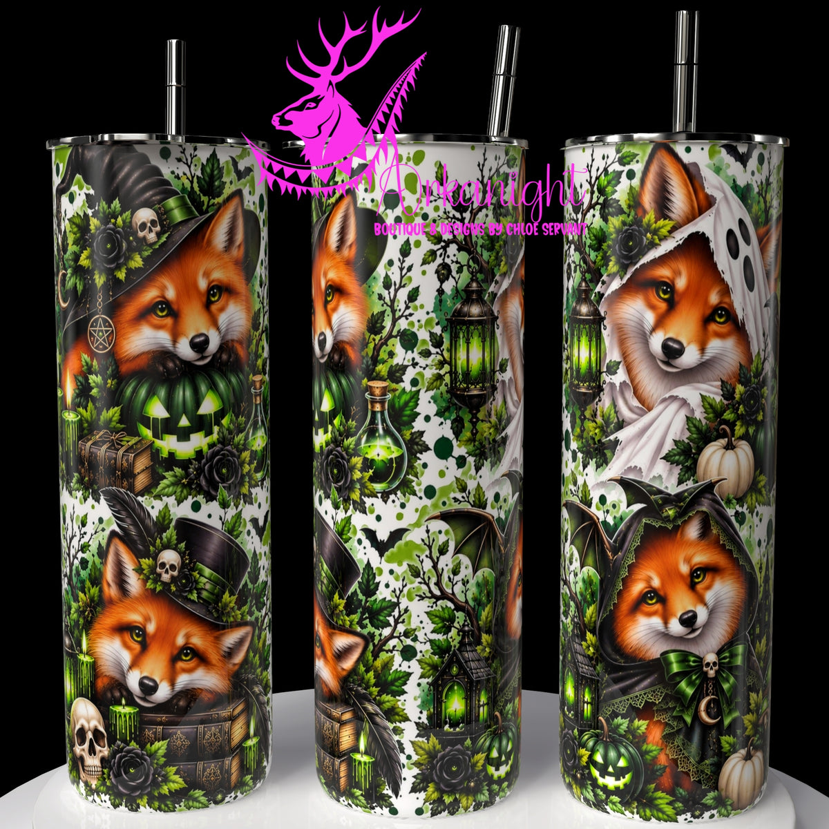 Gourde sur commande ♡ Collection   Halloween 2026 ♡ Animaux ♡ Renard Roux