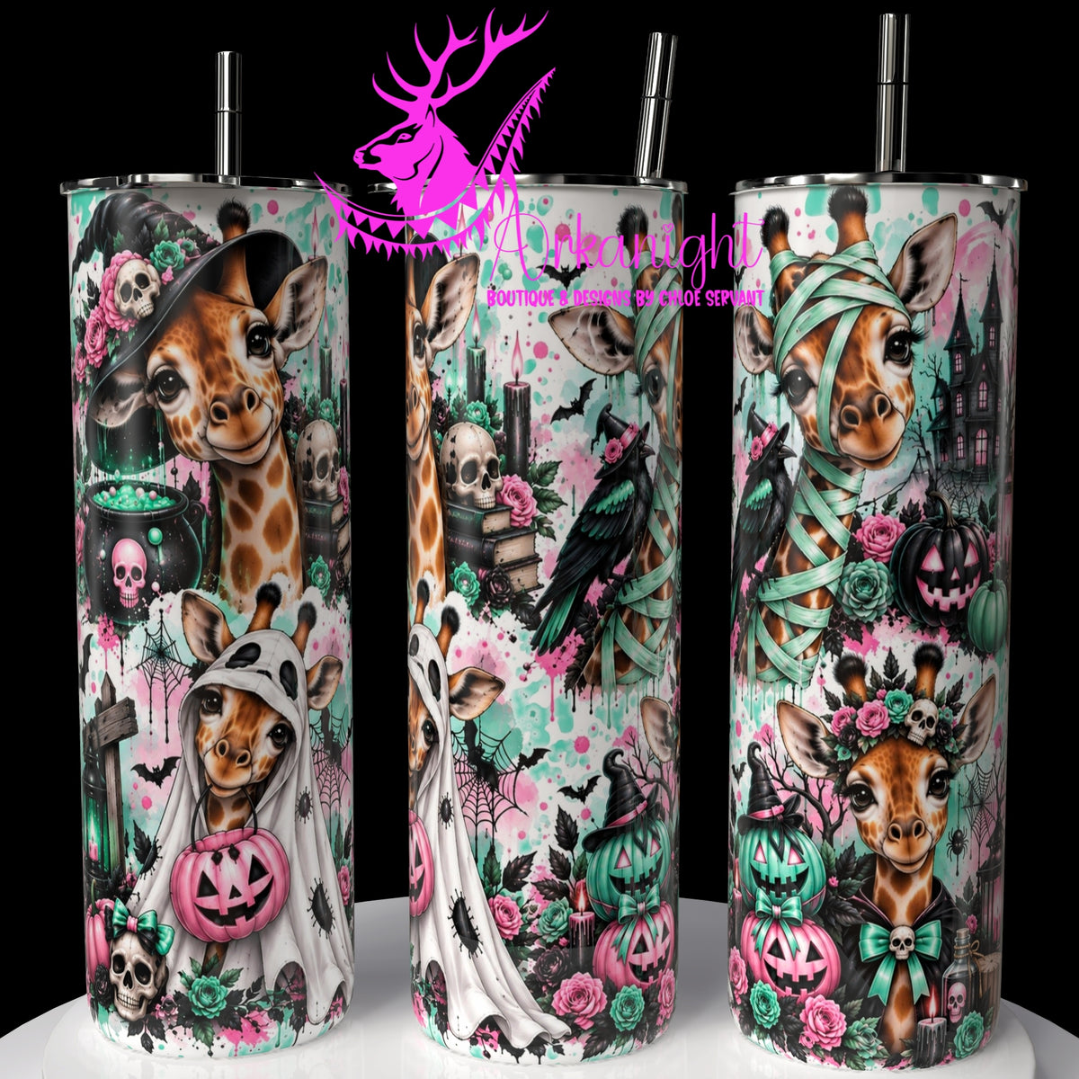 Gourde sur commande ♡ Collection   Halloween 2026 ♡ Animaux ♡ Girafe