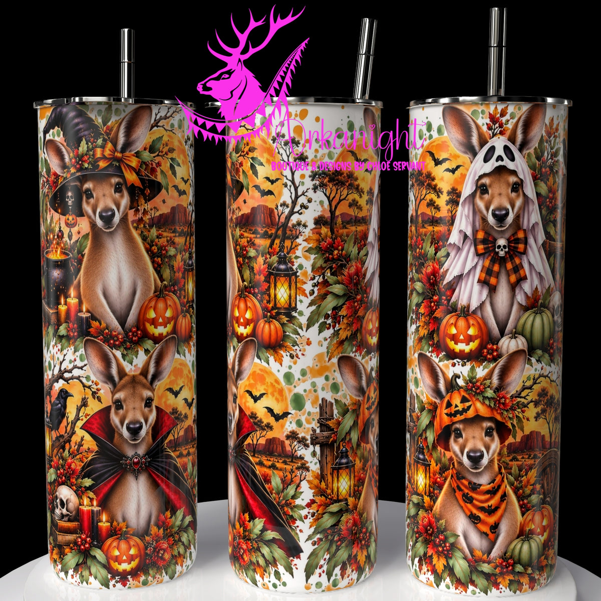 Gourde sur commande ♡ Collection   Halloween 2026 ♡ Animaux ♡ Kangourou