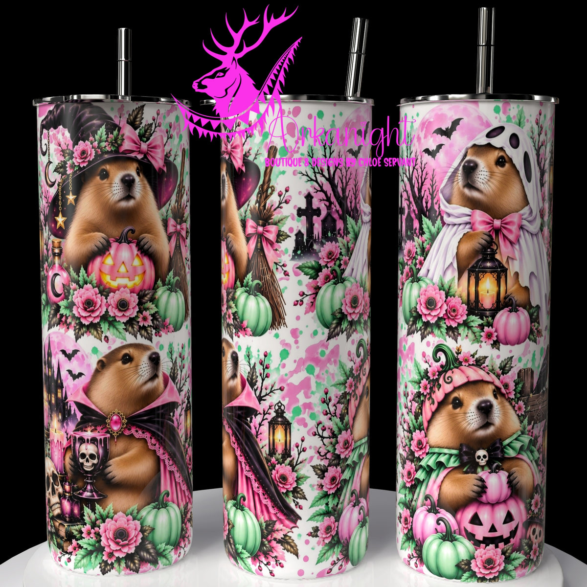 Gourde sur commande ♡ Collection   Halloween 2026 ♡ Animaux ♡ Marmotte