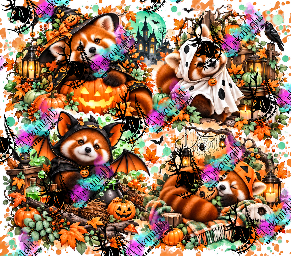 Numérique ♡Collection Halloween 2026 ♡ Animaux ♡ Panda Roux