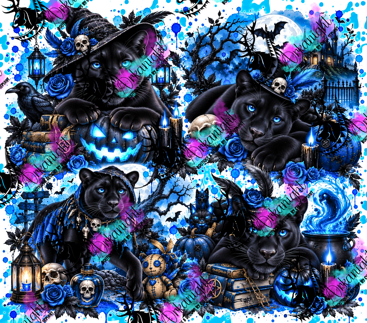 Numérique ♡Collection Halloween 2026 ♡ Animaux ♡ Panthère Noir