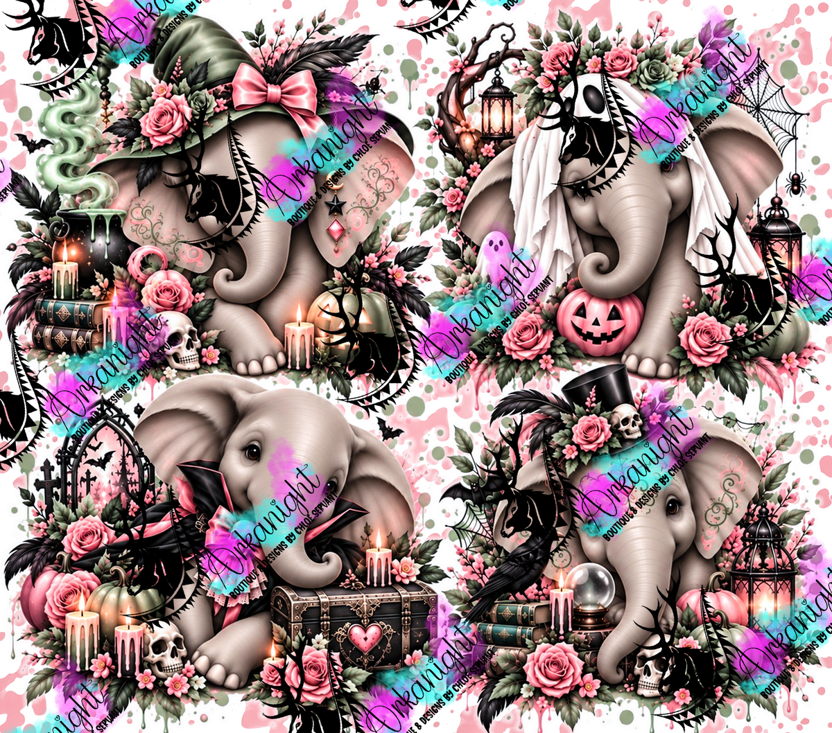 Numérique ♡Collection Halloween 2026 ♡ Animaux ♡ Éléphants