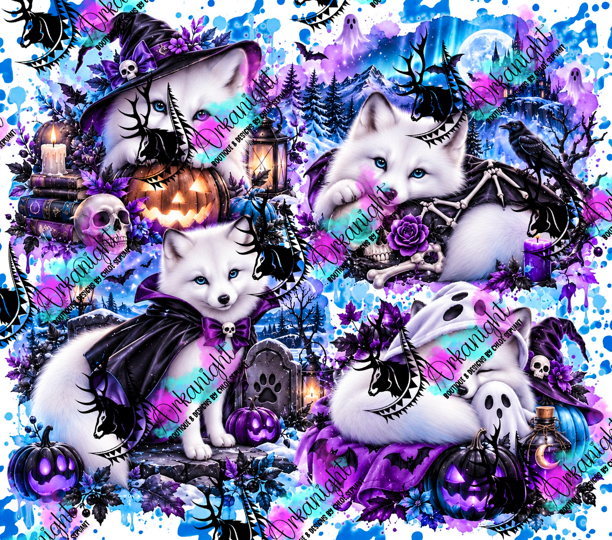 Numérique ♡Collection Halloween 2026 ♡ Animaux ♡ Renard Blanc
