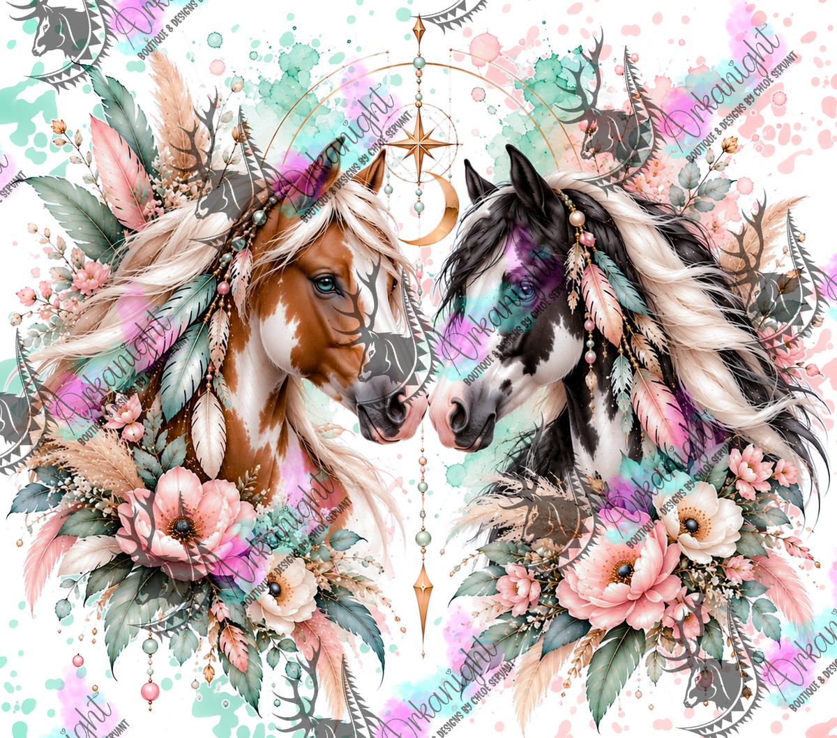 Numérique ♡Collection Animaux - Cycle Lunaire ♡ Chevaux ♡ Paint Horses