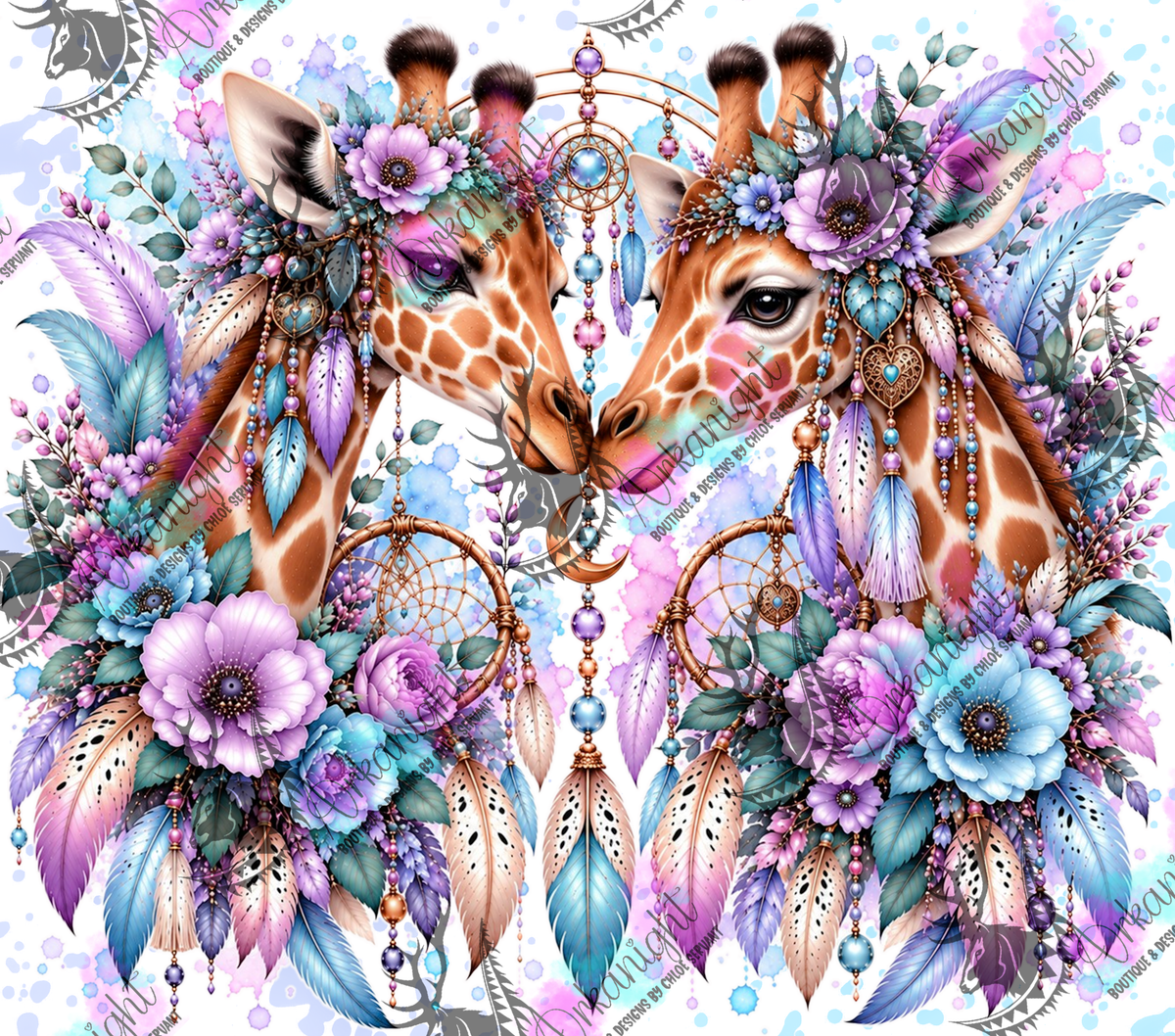 Numérique ♡Collection Animaux - Cycle Lunaire ♡ Girafes