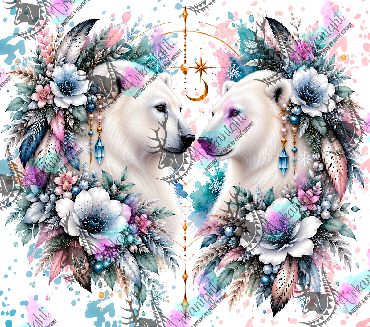 Numérique ♡Collection Animaux - Cycle Lunaire ♡ Ours Polaires