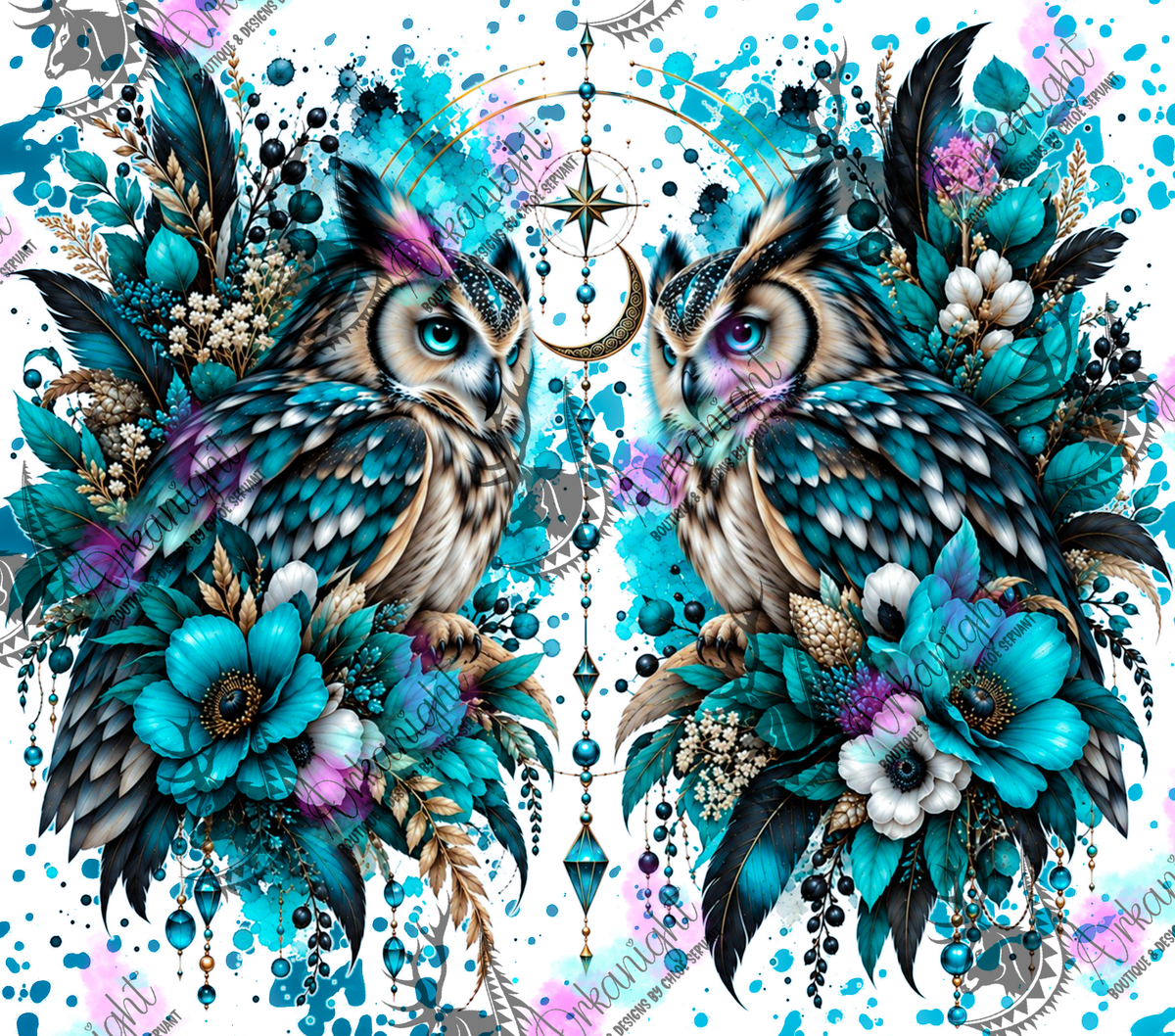 Numérique ♡Collection Animaux - Cycle Lunaire ♡ Hiboux