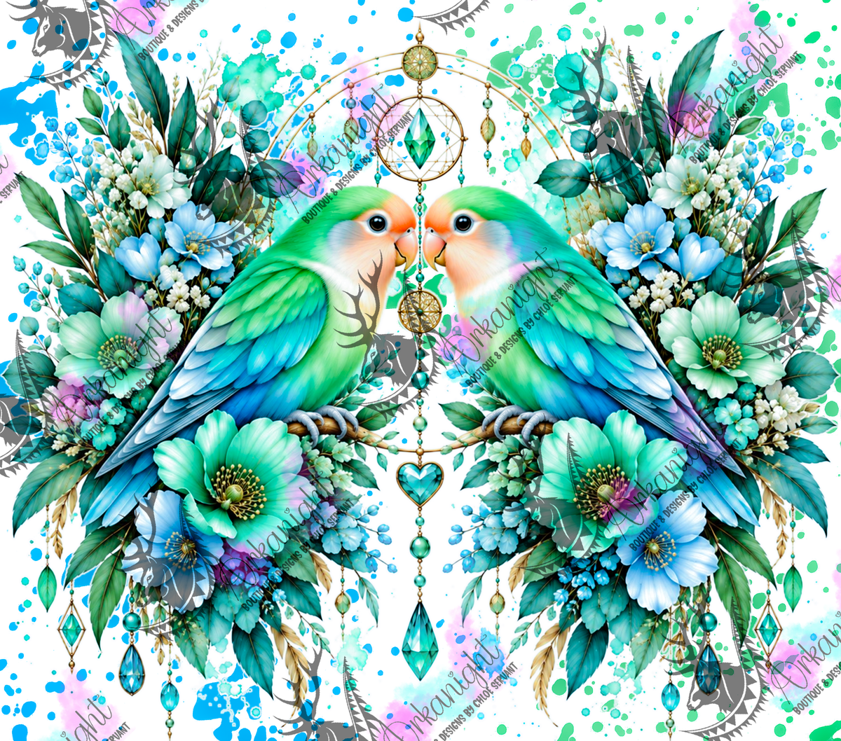 Numérique ♡Collection Animaux - Cycle Lunaire ♡ Inséparables