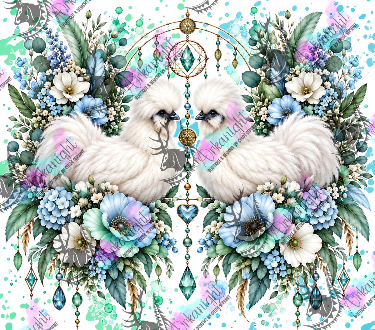 Numérique ♡Collection Animaux - Cycle Lunaire ♡ Poule Soyeuse