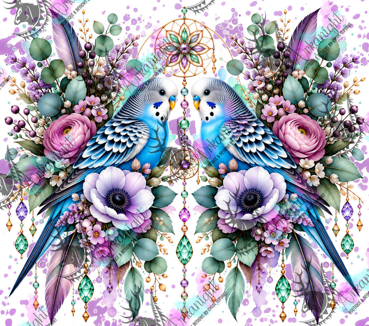 Numérique ♡Collection Animaux - Cycle Lunaire ♡ Perruches