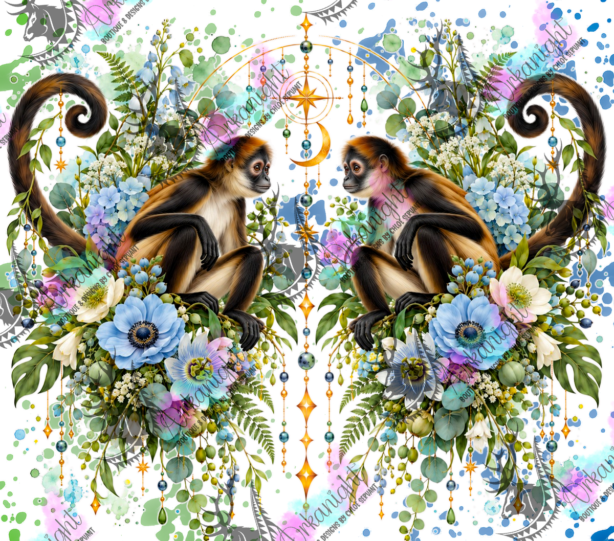 Numérique ♡Collection Animaux - Cycle Lunaire ♡ Spider Monkey