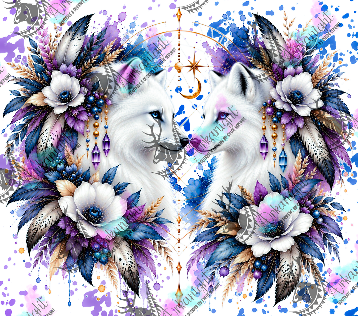 Numérique ♡Collection Animaux - Cycle Lunaire ♡ Renard Blanc