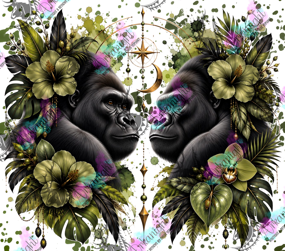 Numérique ♡Collection Animaux - Cycle Lunaire ♡ Gorille