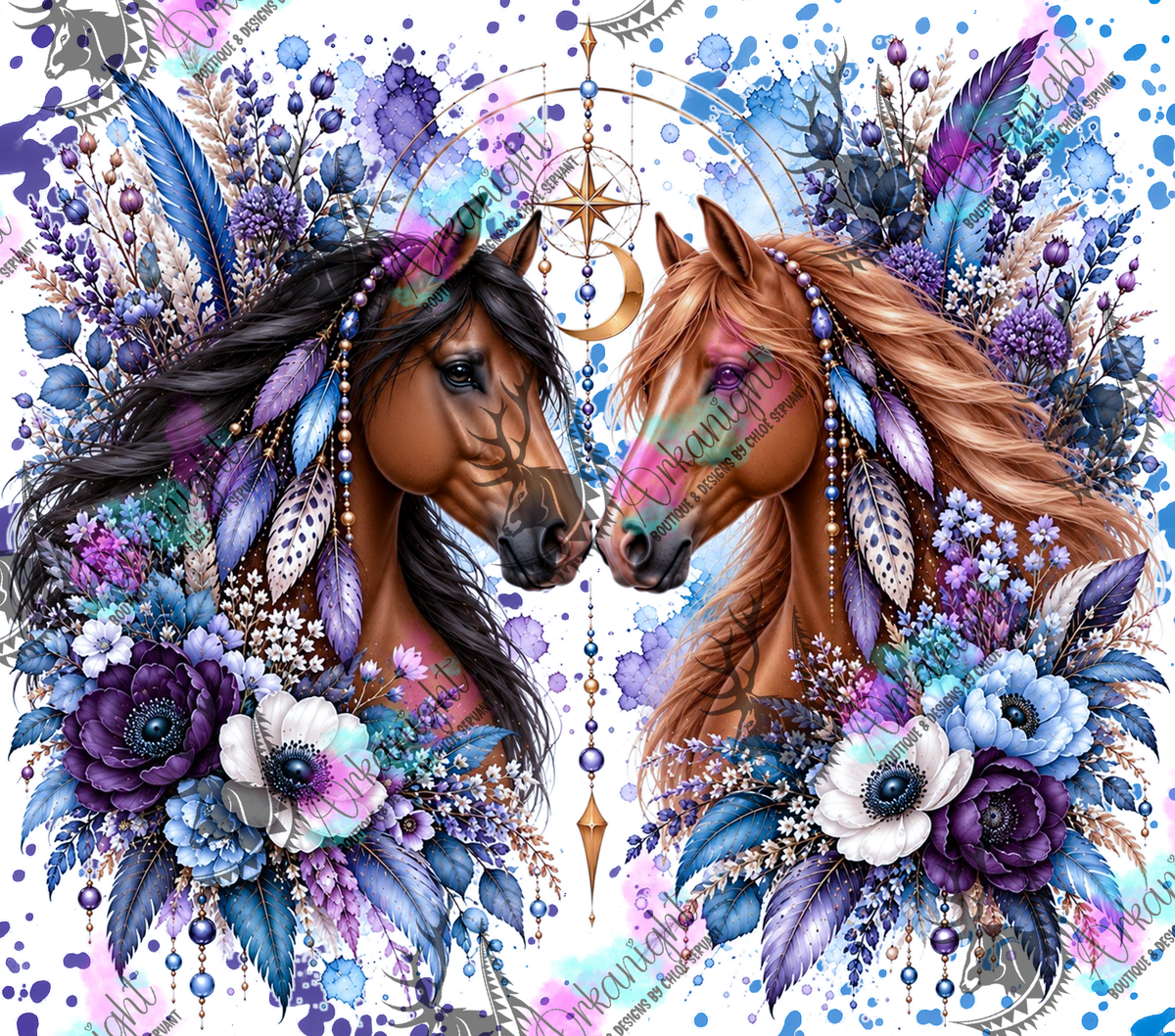 Numérique ♡Collection Animaux - Cycle Lunaire ♡ Chevaux ♡ Bay & Sorel