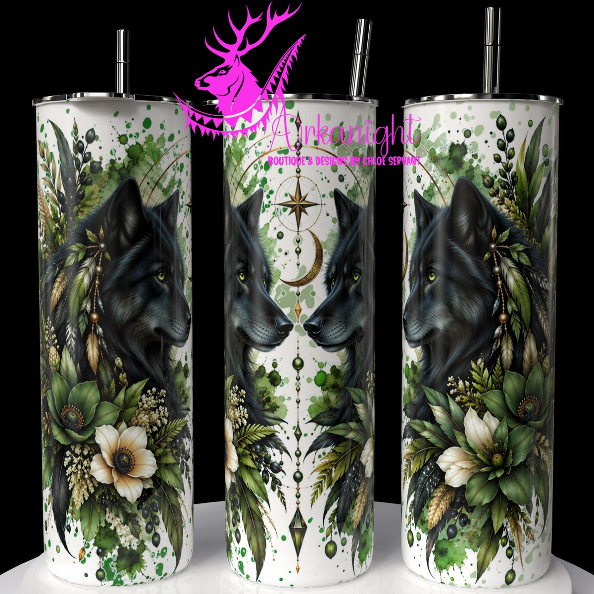 Numérique ♡Collection Animaux - Cycle Lunaire ♡ Loup